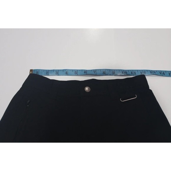 Fire and Ice Womens Sz Small Black Lined Ski Pants RN54198 Zip Pocket Nylon Snow - Picture 10 of 14